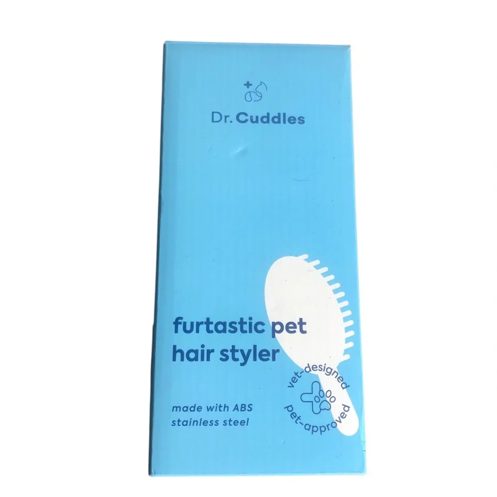 Dr. Cuddles Furtastic Pet aHair Styler Brush. New